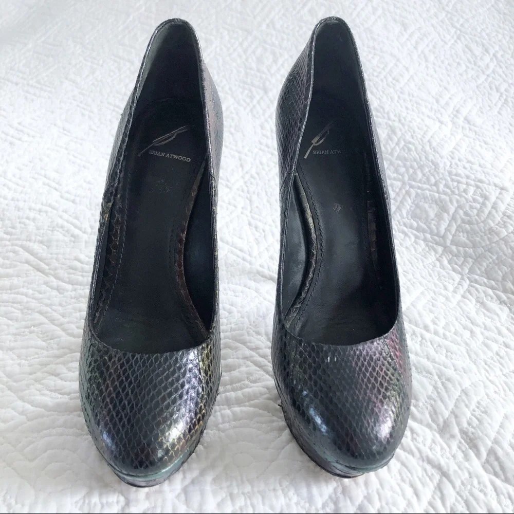 Brian Atwood Ferguson Iridescent Snake Ski…